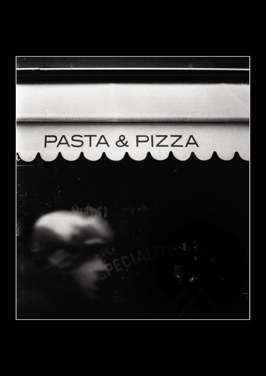 Moody black and white photo Pasta and pizza Photo Oleg Sotnik